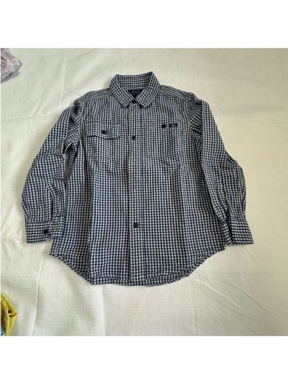 Polo Ralph Lauren Blue checkered Gingham size 6